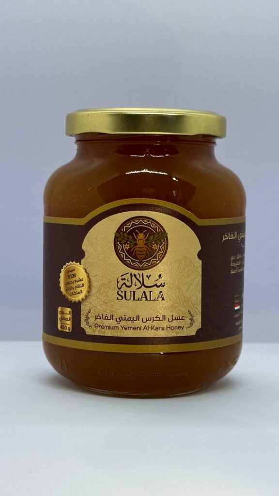 عسل الكرس بحبوب اللقاح اليمني الأصلي